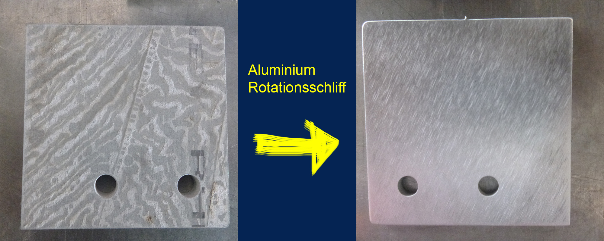 Aluminium Rotationsschliff