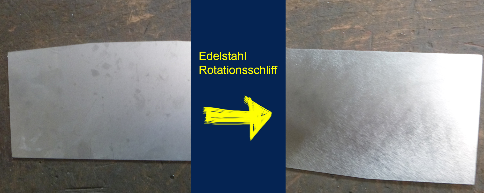 Edelstahl Rotationsschliff